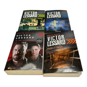 Victor Lessard Series  Martin Michaud Lot 4 Book PB French Francais Montreal